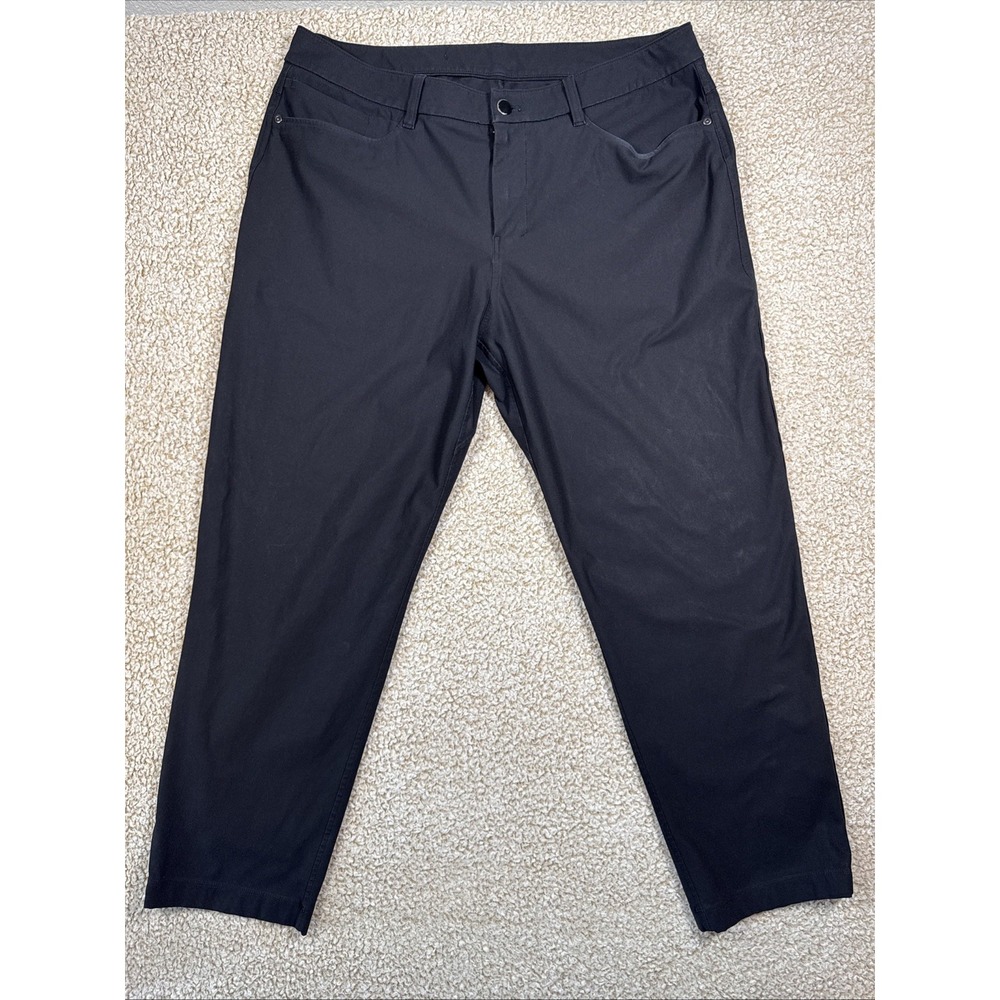 Lululemon ABC Classic Fit 5 Pocket Pants Men's 36x28 Black Tech Golf Flex
